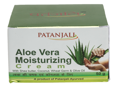 Patanjali Aloevera Moisturizing Cream - 50 GM