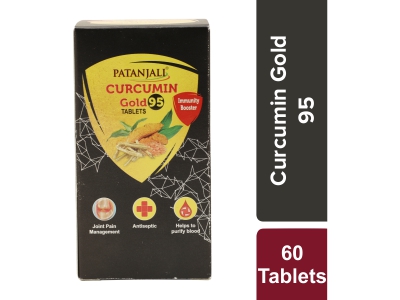 Patanjali Curcumin Gold Tablets - 33 g