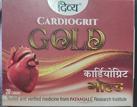 Patanjali Divya Cardiogrit Gold Tablets - 20 tabs