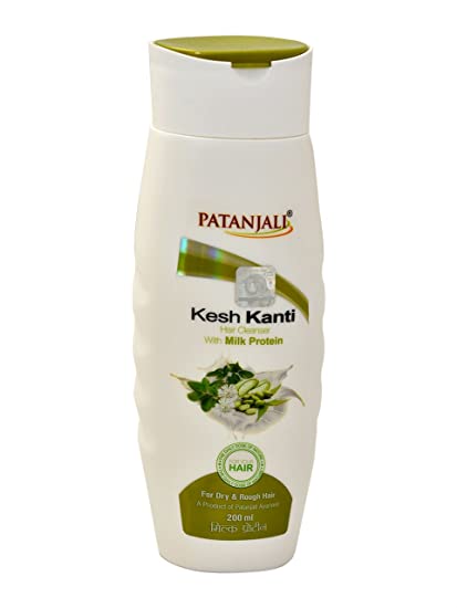 Patanjali Kesh Kanti Milk Protein Hair Cleanser - 200 ml