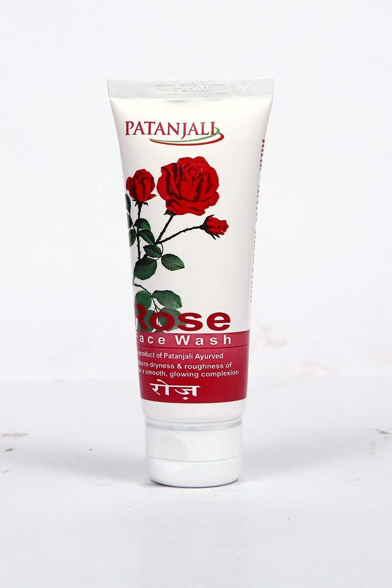 Patanjali Rose Face Wash - 60 ml