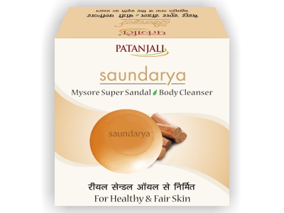 Patanjali Saundarya Mysore Super Sandal Body Cleanser - 75 GM