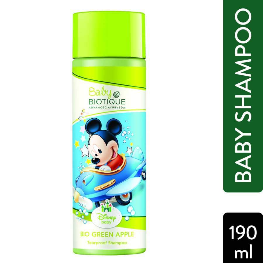 Biotique Disney Mickey Baby Tear Proof Shampoo, Green Apple-190ml - 190 ML