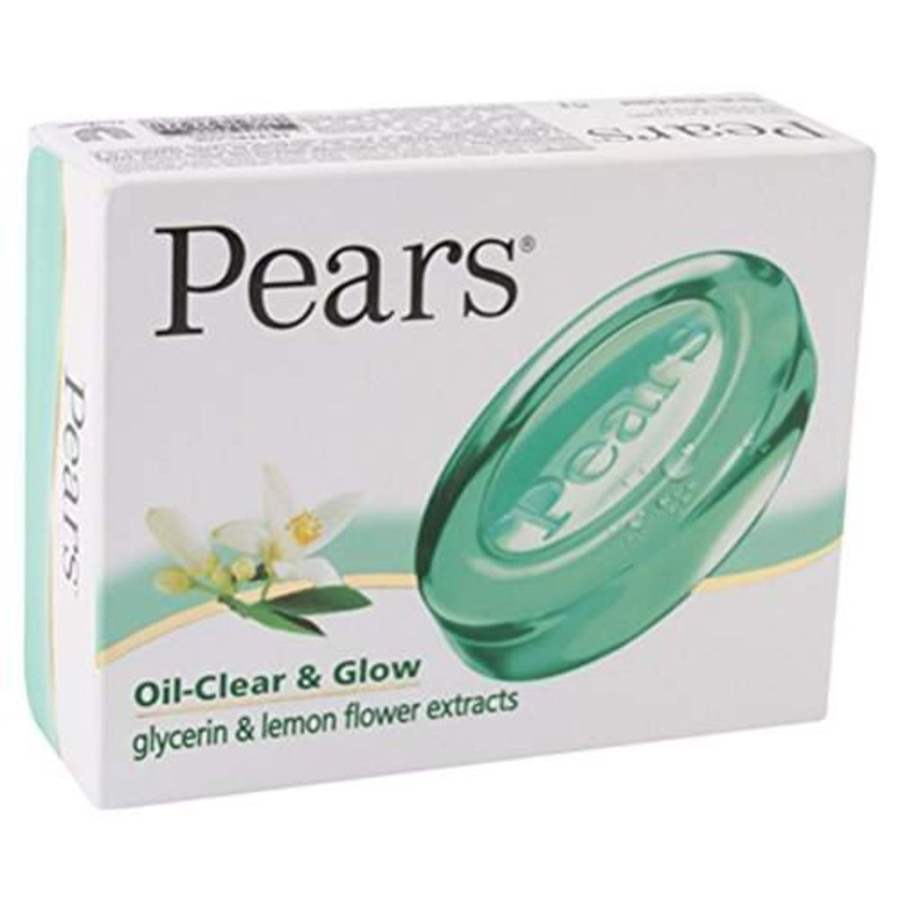 Pears Oil Clear & Glow Soap With Lemon Flower Extracts - 125 GM