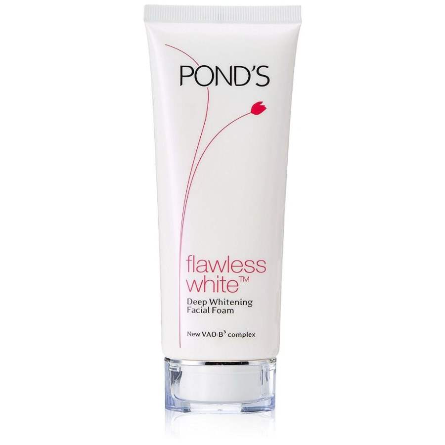 Ponds Flawless White Deep Whitening Facial Foam - 100 GM