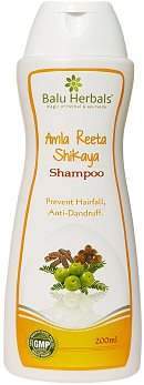 Balu Herbals Amla Reeta shikaya shampoo - 200 ML