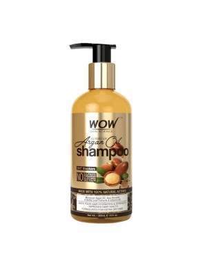 WOW Skin Science Moroccan Argan Oil Shampoo (with DHT Blocker) - 300 ML