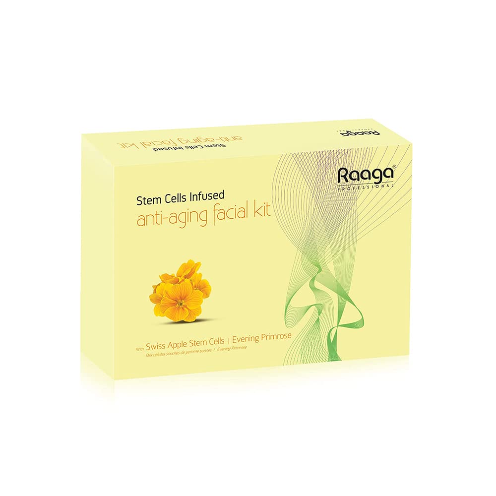 Raaga Professional Stem Cells Infused Anti Aging Facial Kit - 61 gm