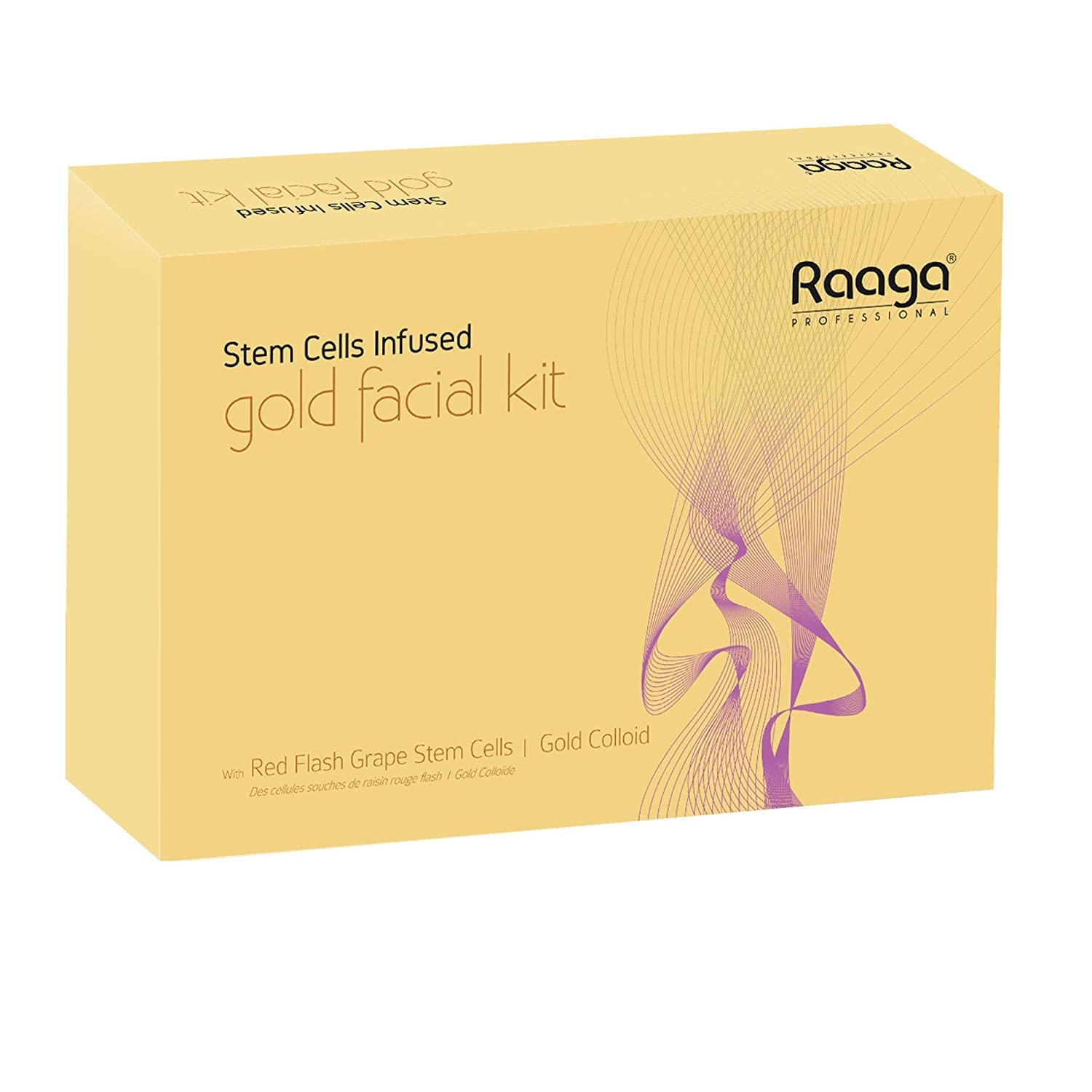 Raaga Professional Stem Cells Infused Gold Facial Kit - 61 gm