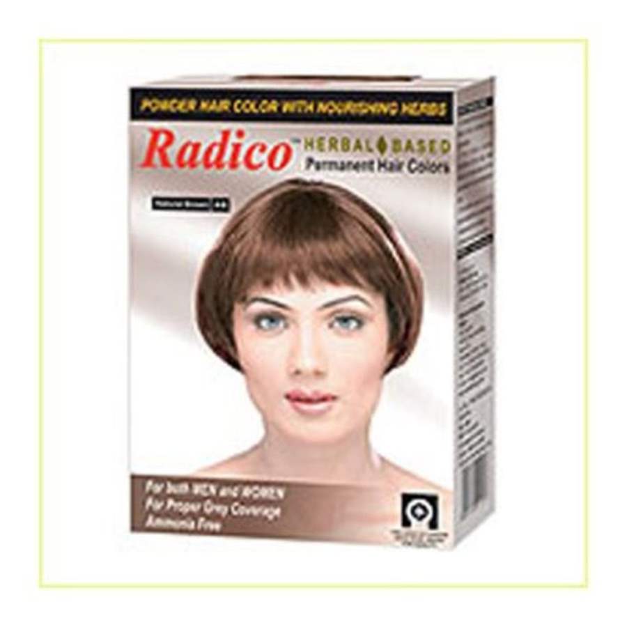 Radico Natural Brown Herbal Hair Color - 100 GM