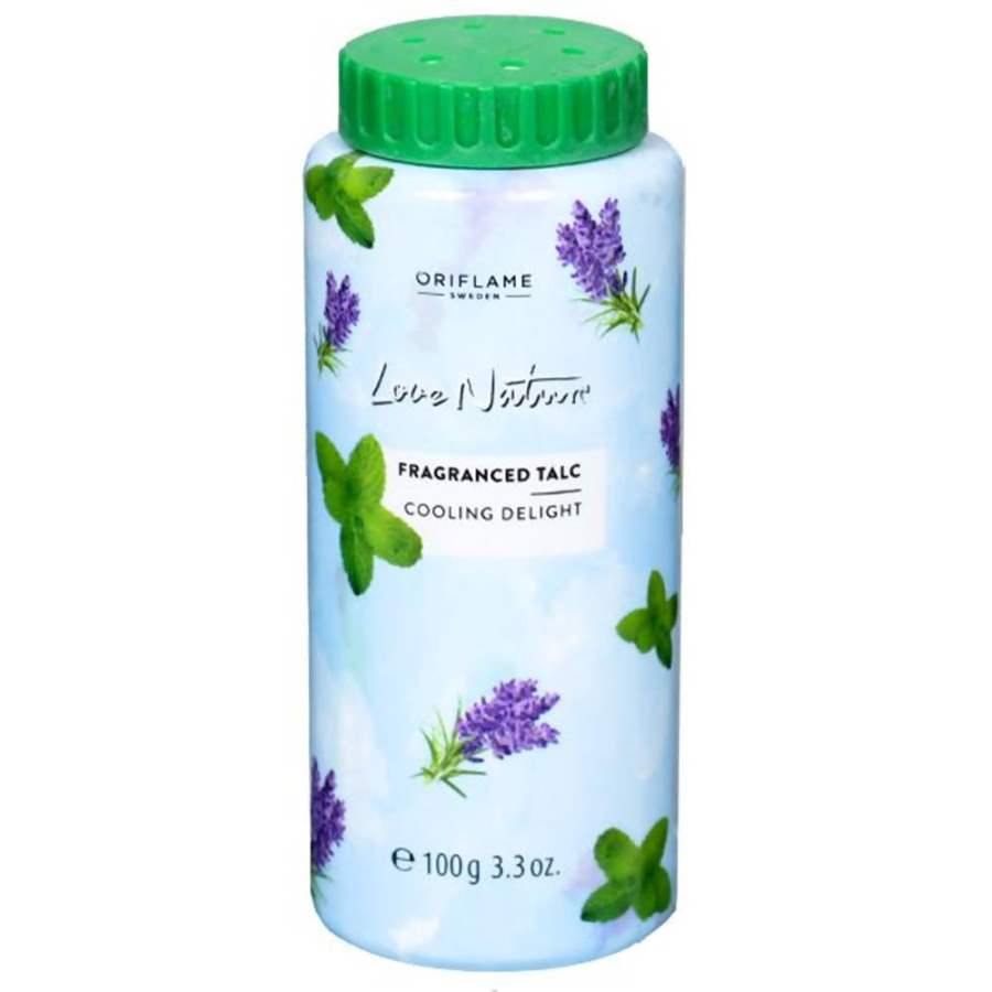 Oriflame Love Nature Fragranced Talc Cooling Delight - 100 Gm