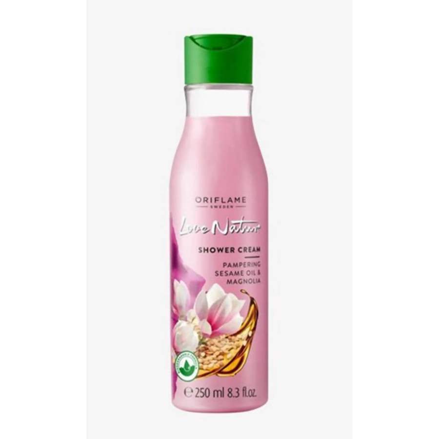 Oriflame Love Nature Shower Cream Pampering Sesame Oil & Magnolia - 250 ml
