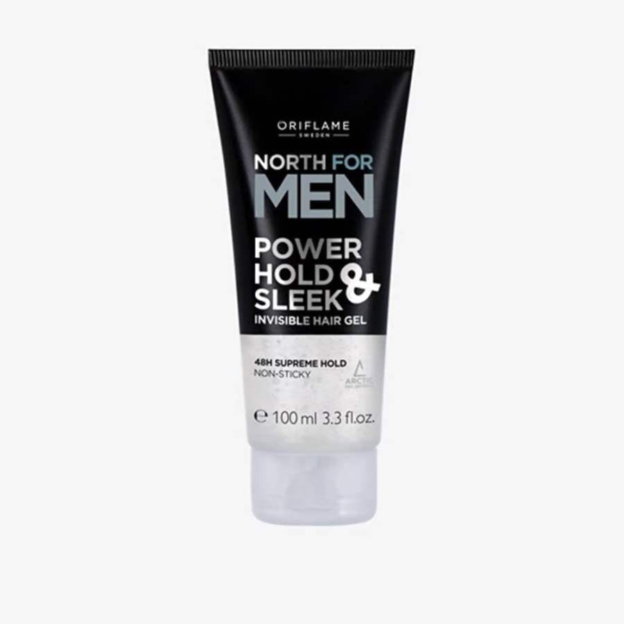 Oriflame North For Men Power Hold & Sleek Invisible Hair Gel - 100 ml