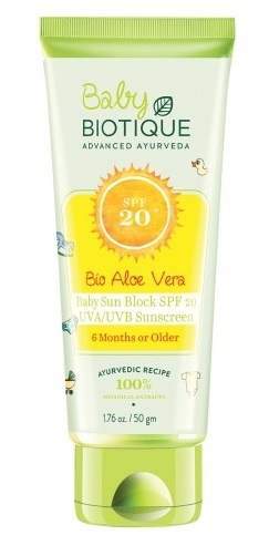 Biotique Bio Aloevera Baby Sunscreen - 50 GM