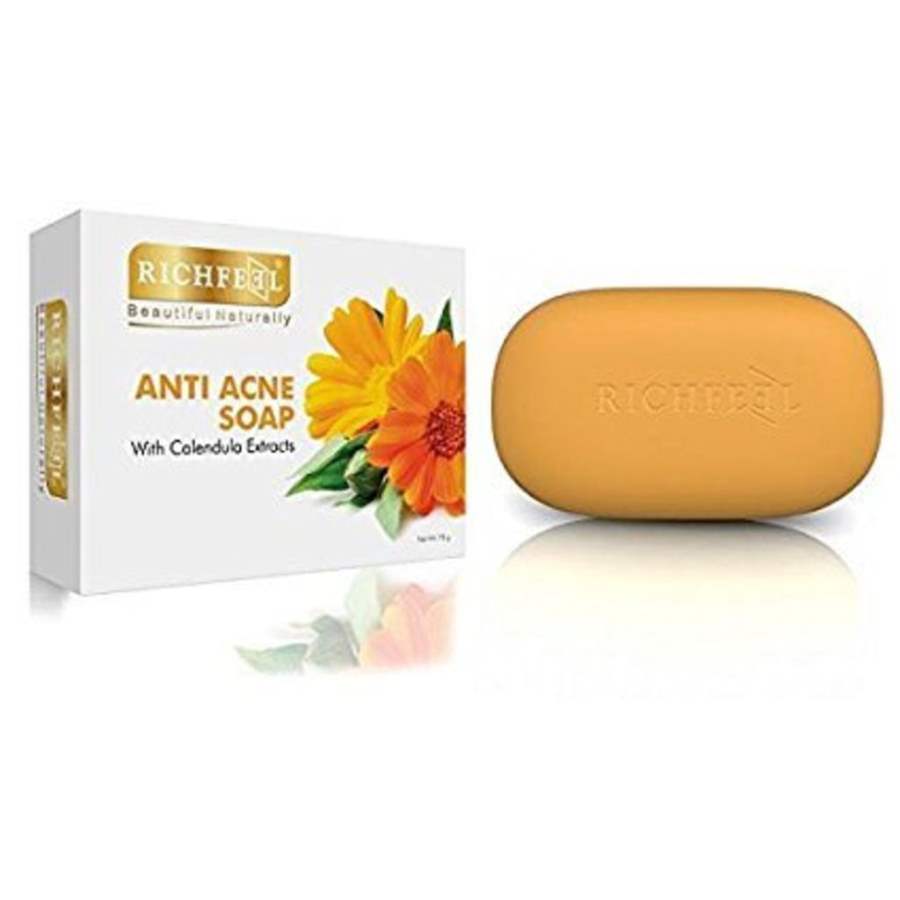 RichFeel Calendula Soap for Acne - 75 GM