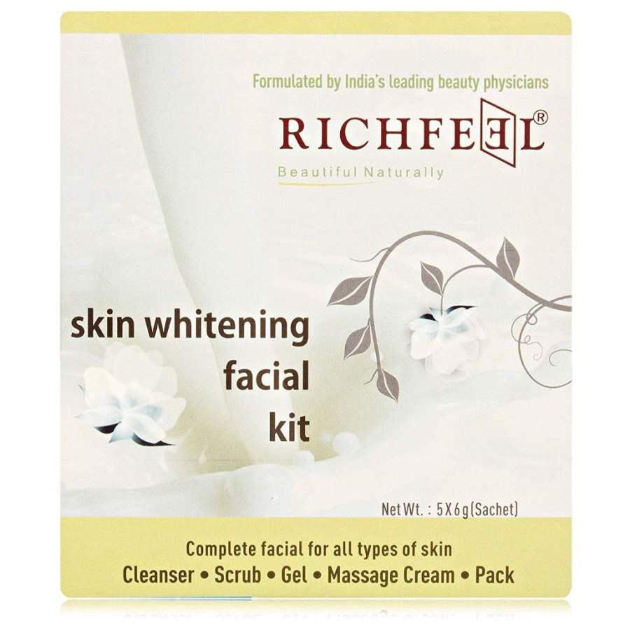 RichFeel Skin Whitening Facial Kit - 30 GM (5 * 6 GM)