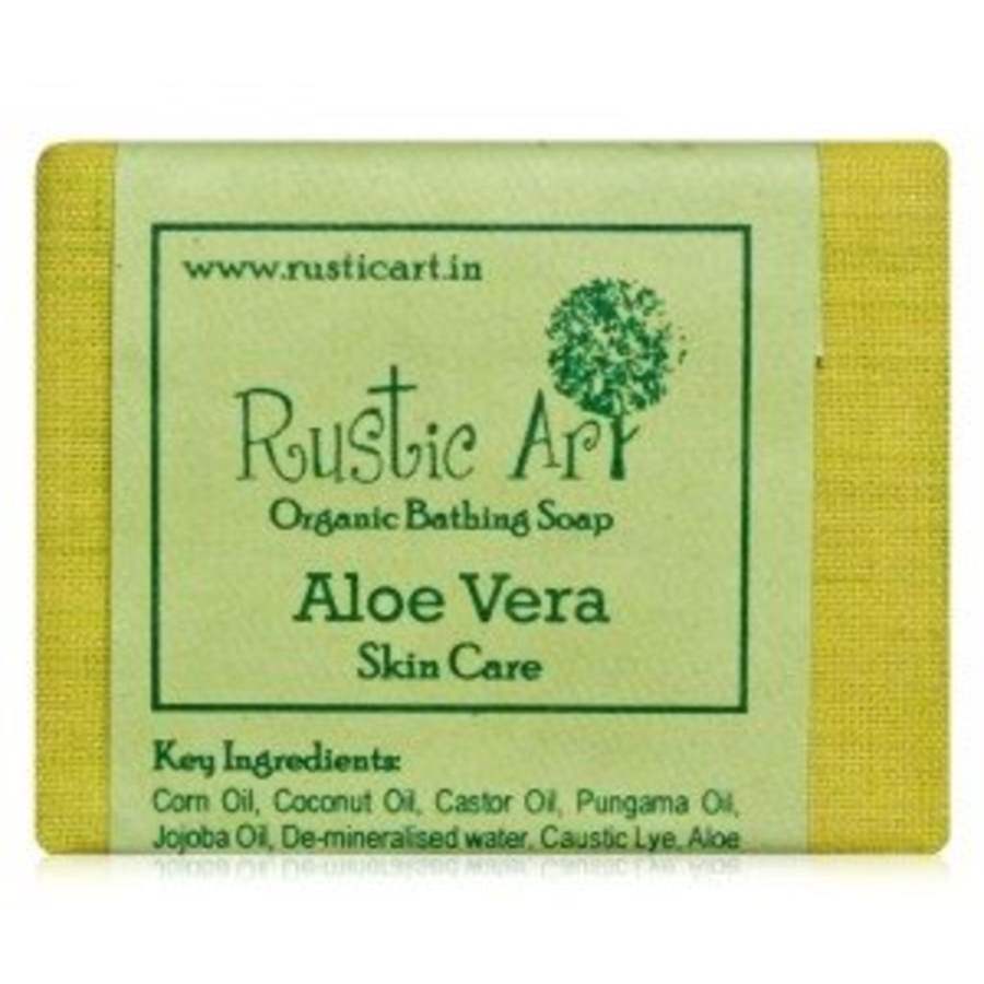Rustic Art Aloe Vera Soap - 100 GM