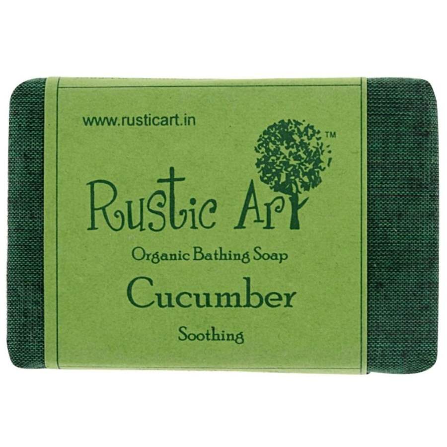 Rustic Art Cucumber Soap - 100 GM