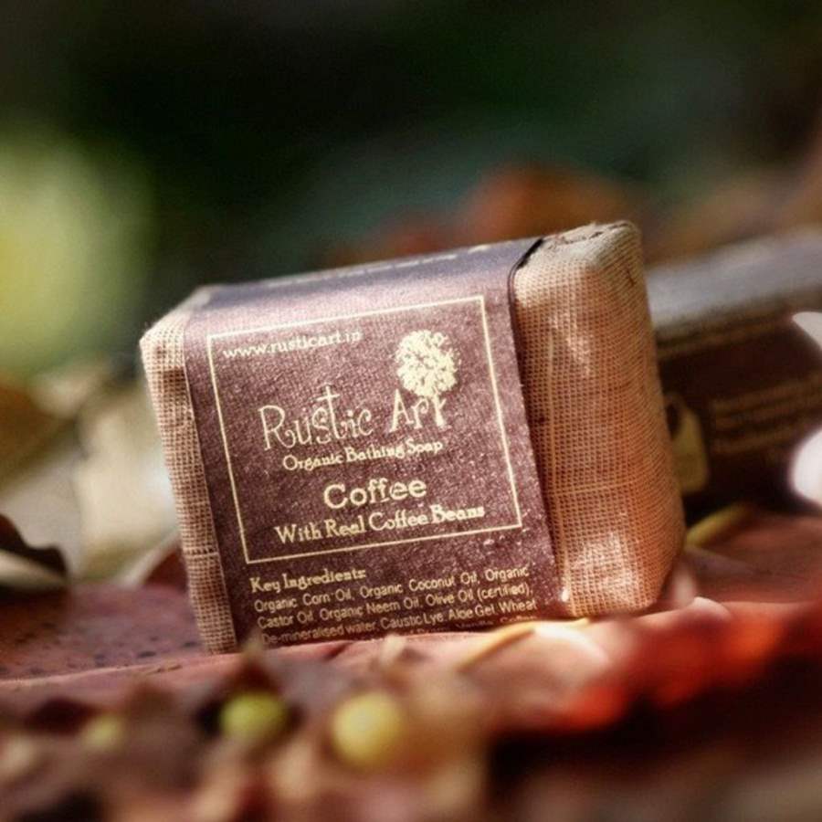 Rustic Art Coffee Soap - 100 GM