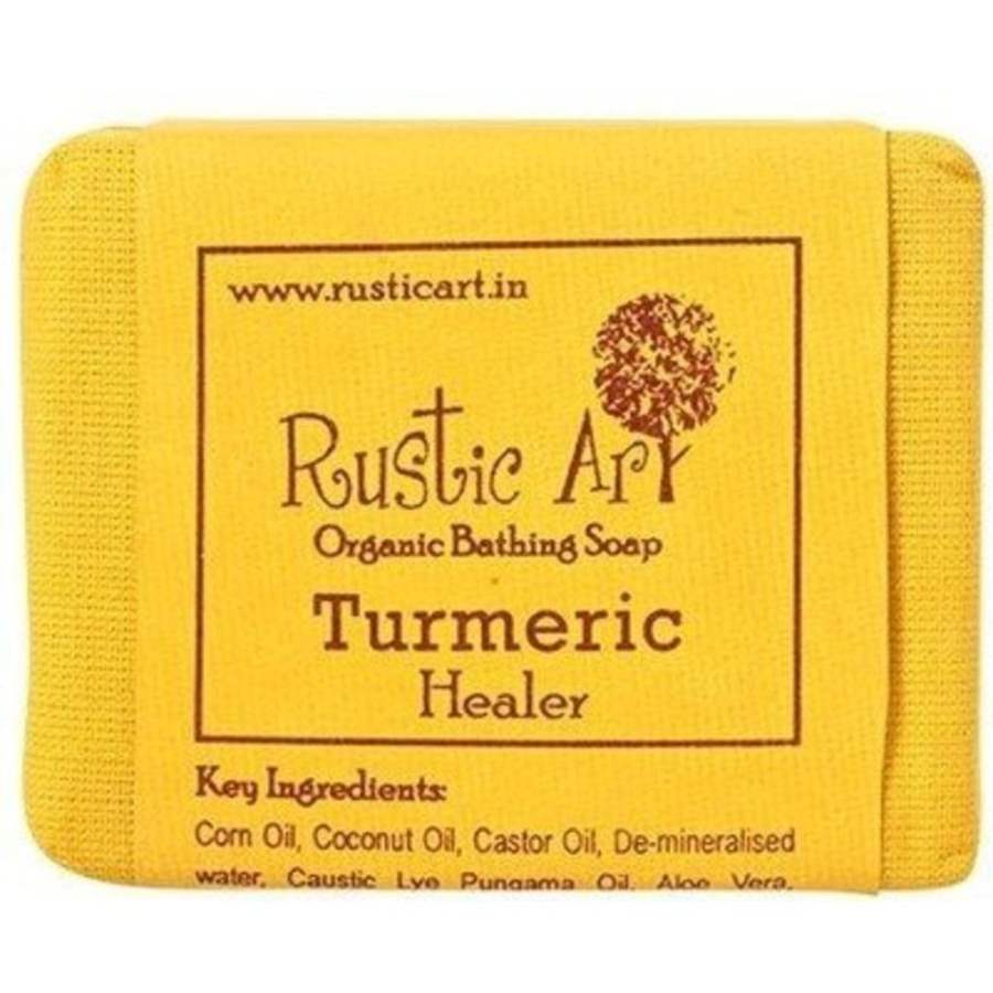 Rustic Art Turmeric Soap - 100 GM
