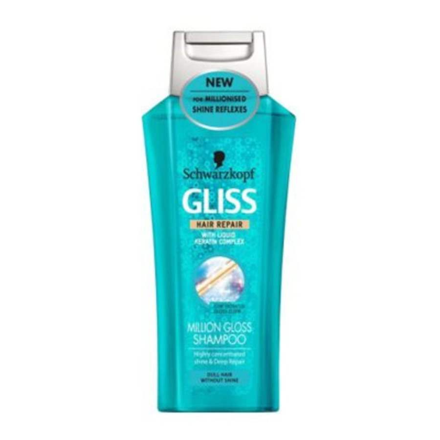 Schwarzkopf Professional Gliss Million Gloss Shampoo with Keratin Liquid - 400 ML