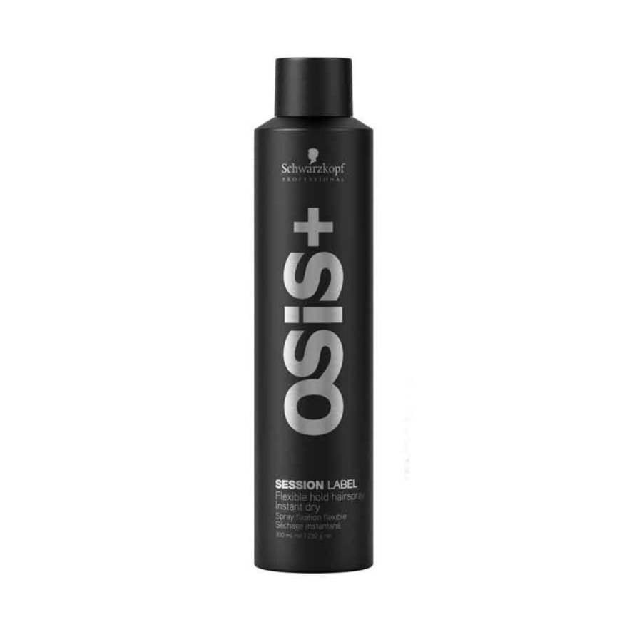 Schwarzkopf Professional Osis+ Session Label Strong Hold Hair Spray Instant Dry - 300 ML