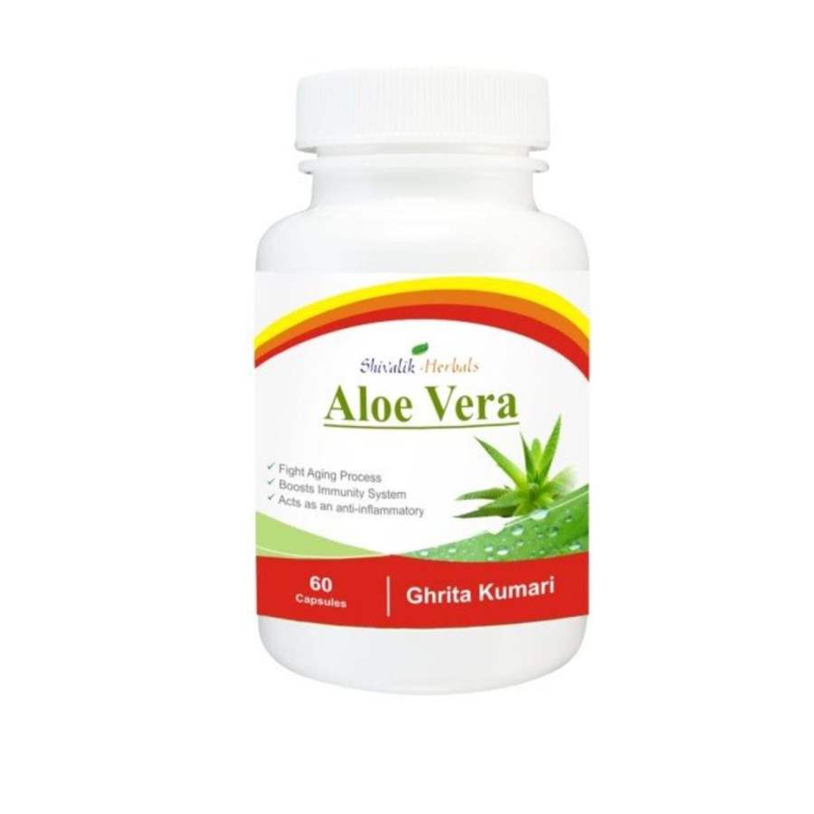 Shivalik Herbals Aloe Vera Capsules - 120 Caps (2 * 60 Caps)