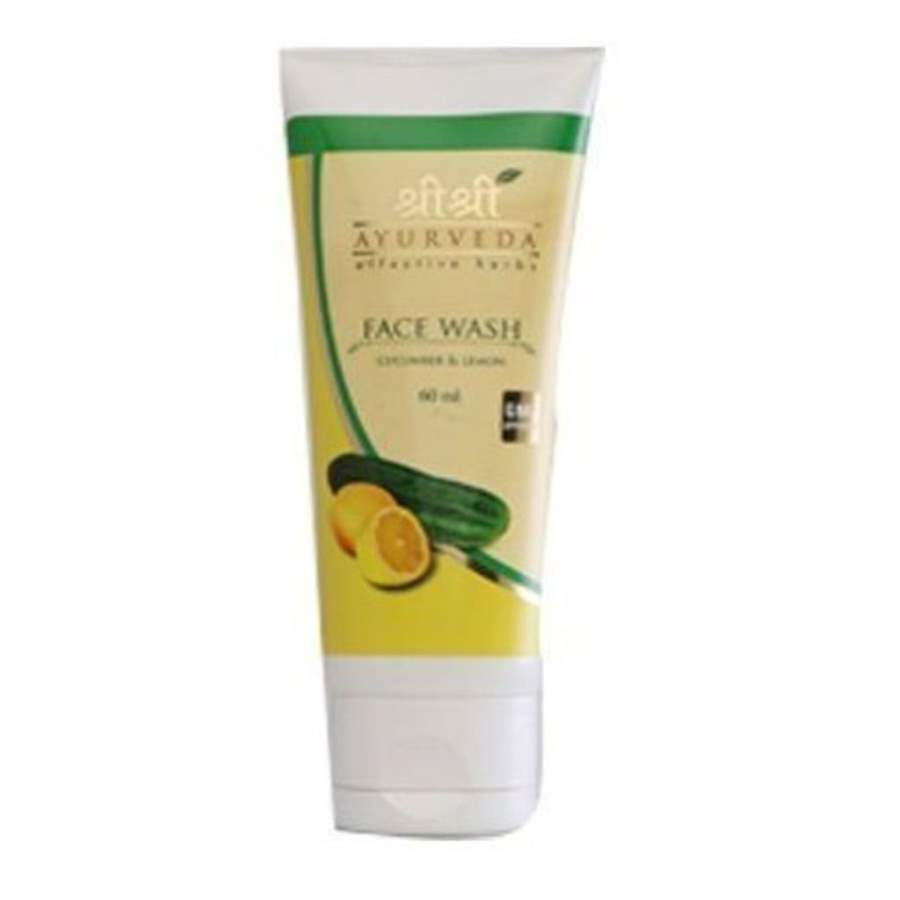 Sri Sri Ayurveda Cucumber & Lemon Face Wash - 60 ML