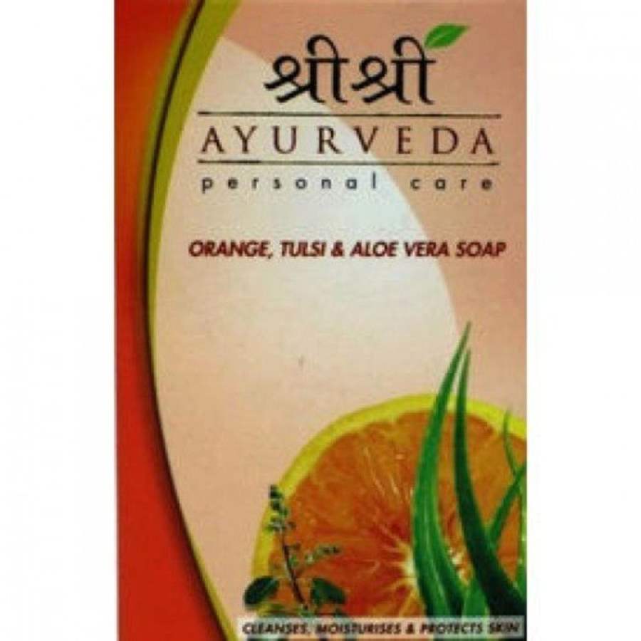 Sri Sri Ayurveda Orange and Tulasi Soap - 100 GM