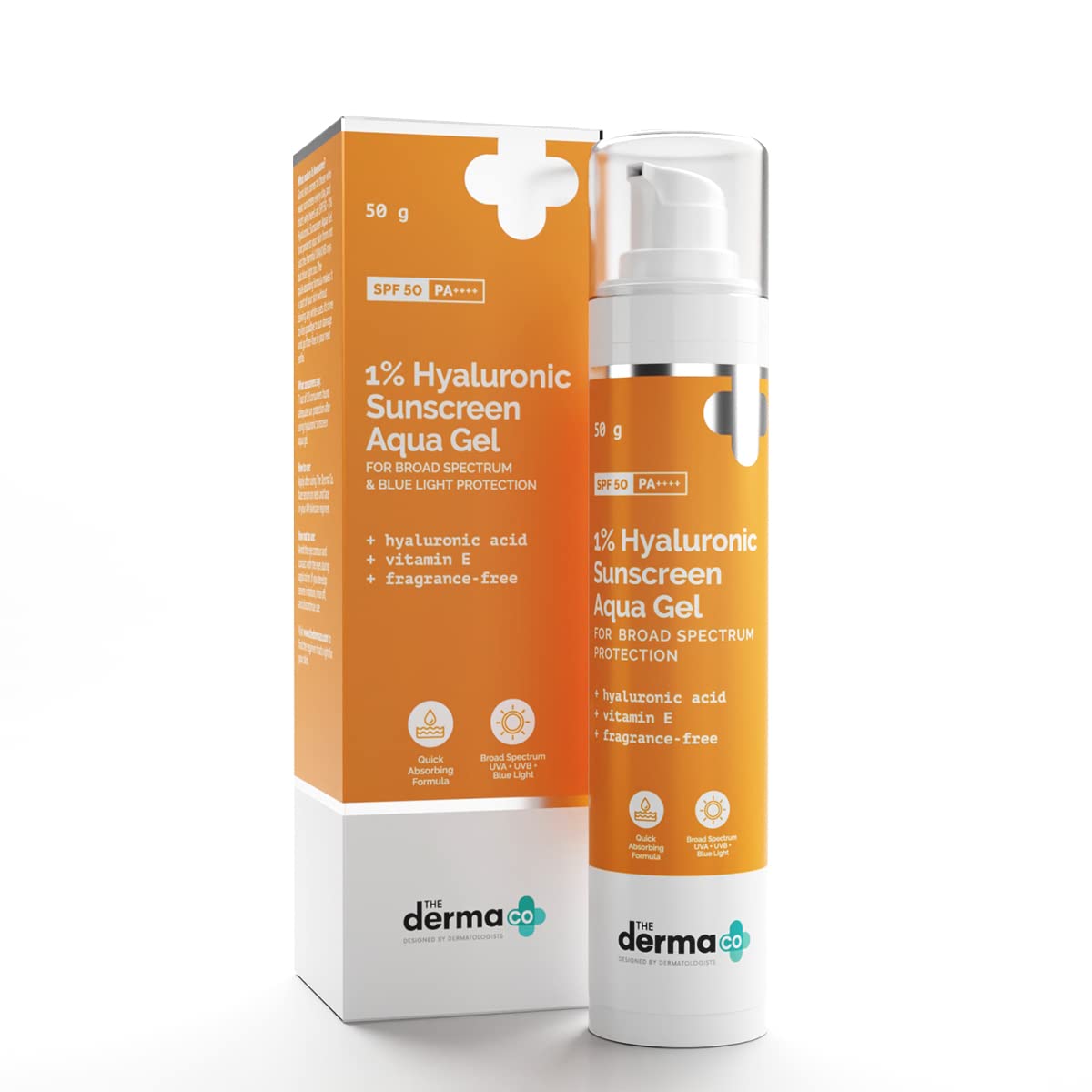 The Derma Co 1% Hyaluronic Sunscreen Aqua Gel - 50 GM