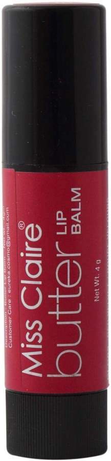 Miss Claire Butter Lip Balm Red Velvet, Red - 4 g