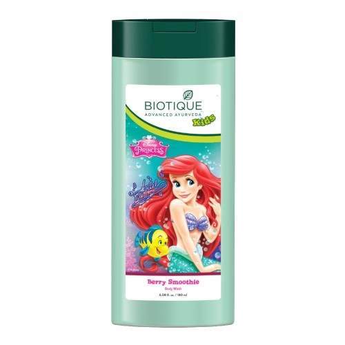Biotique Bio Berry Smoothie Body Wash For Disney Kids Princess - 180 ML