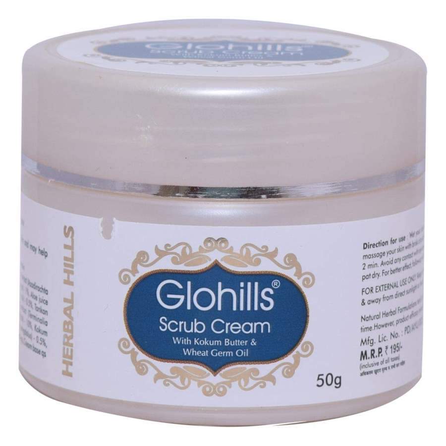 Herbal Hills Glohills Scrub Cream - 50 GM