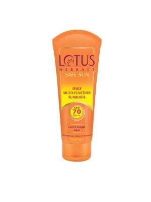 Lotus Herbals Women Daily Multi Function SPF 70+ Sunscreen - 60 GM