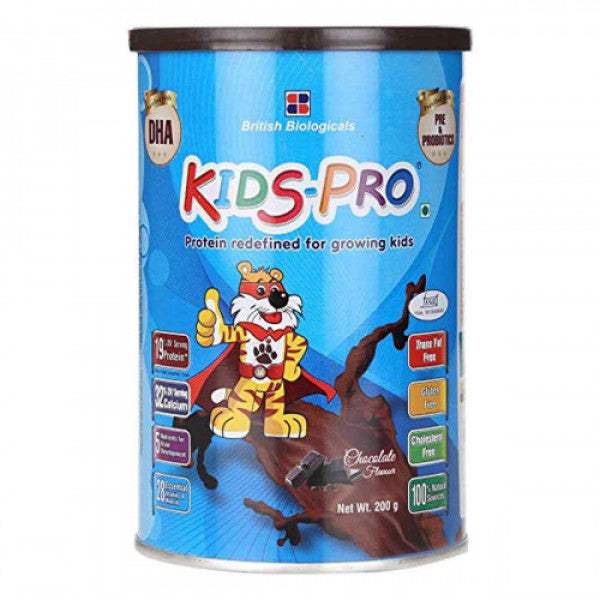 British Biologicals Kids-Pro Chocolate Powder - 200 GM