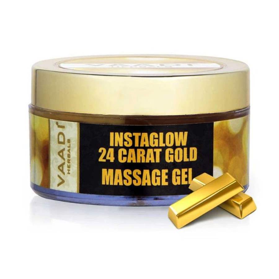 Vaadi Herbals 24 Carat Gold Massage Gel - 50 GM