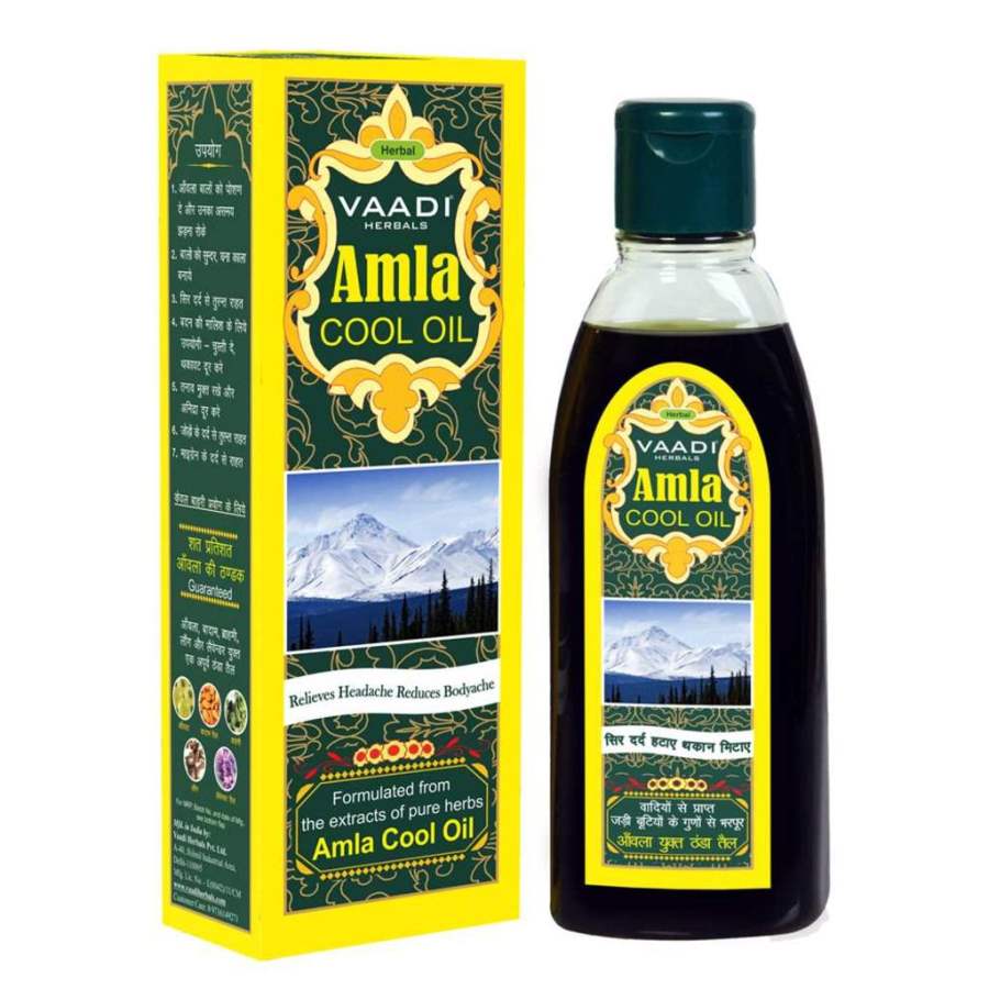 Vaadi Herbals Amla Cool Oil with Brahmi and Amla Extract - 200 ML