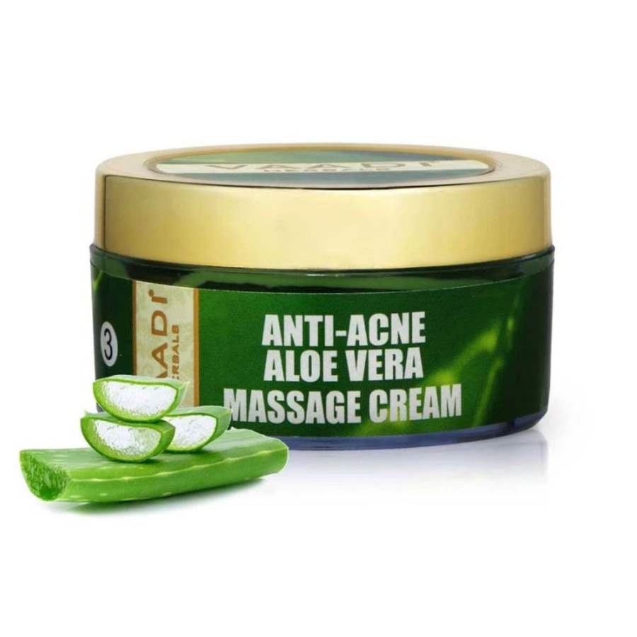 Vaadi Herbals Anti - Acne Aloe Vera Massage Cream - 50 GM