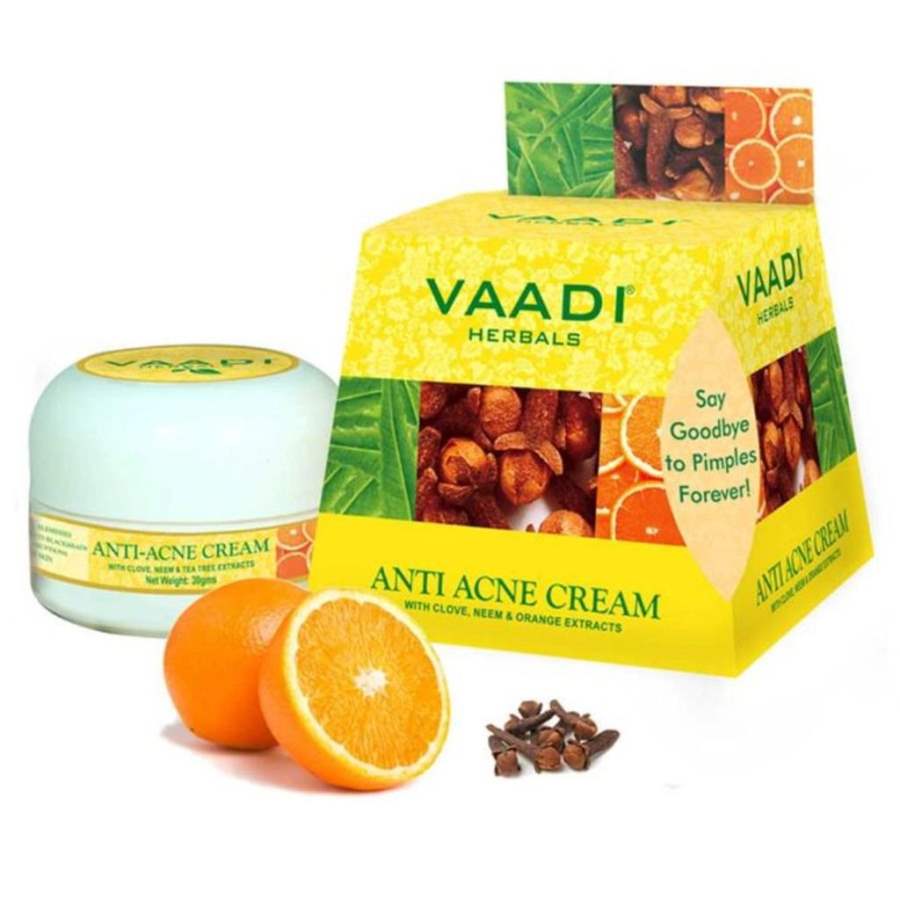 Vaadi Herbals Anti - Acne Cream - Clove and Neem extract - 30 GM