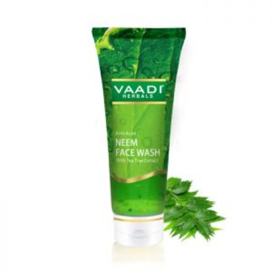Vaadi Herbals Anti - Acne Neem Face Wash with Tea Tree Extract - 60 ML