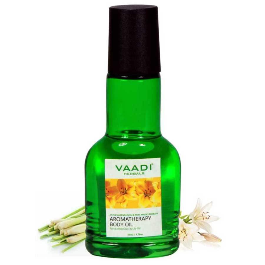 Vaadi Herbals Body Oil - Lemongrass and Lily Oil - 50 ML