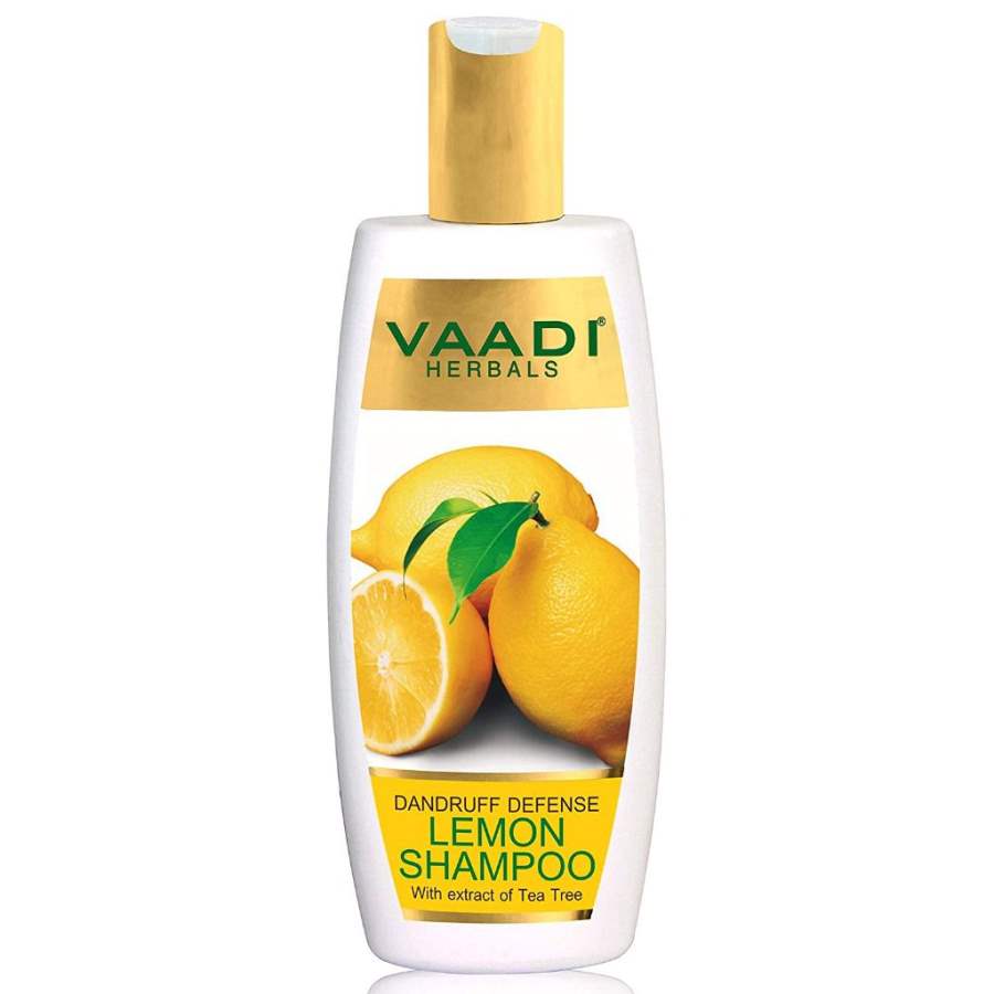 Vaadi Herbals Dandruff Defense Lemon Shampoo with Extract of Tea Tree - 350 ML