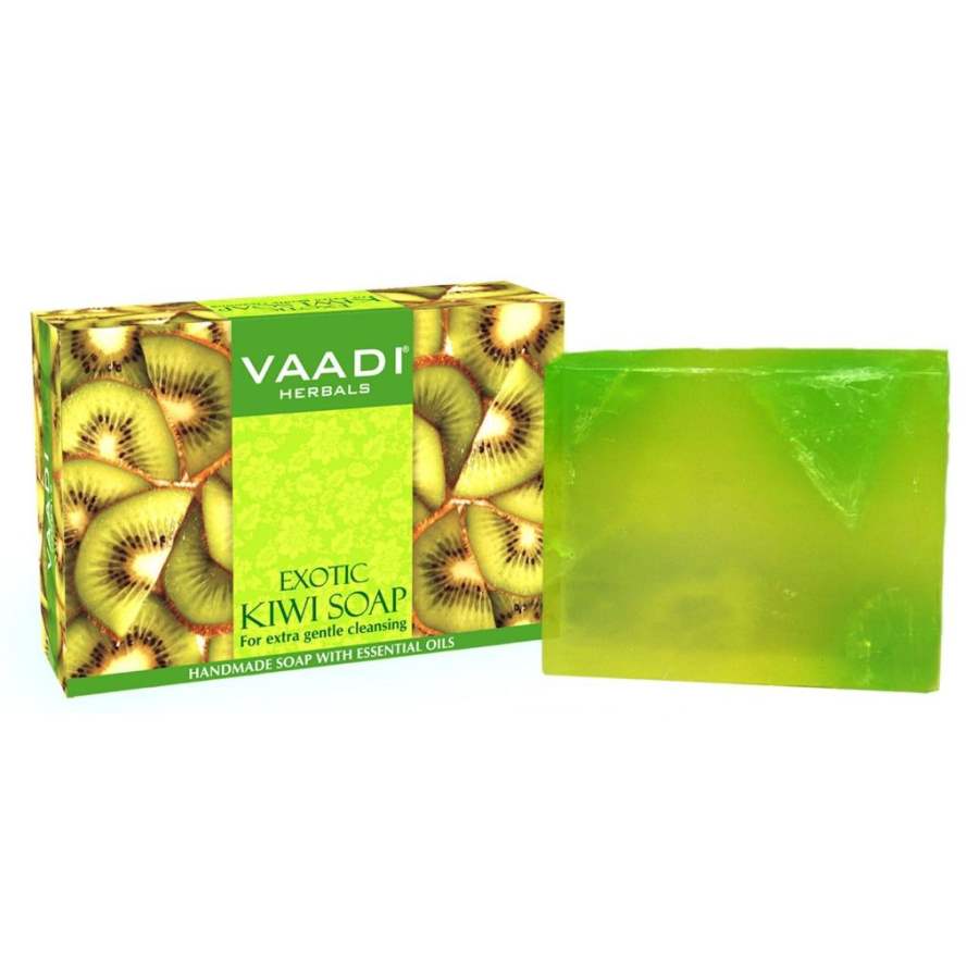 Vaadi Herbals Exotic Kiwi Soap With Green Apple Extract - 75 GM