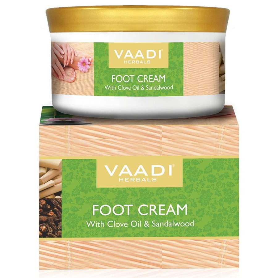 Vaadi Herbals Foot Cream Clove and Sandal Oil - 150 GM