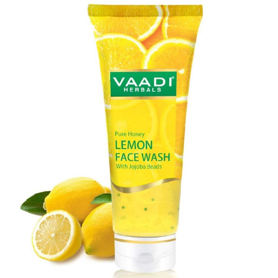 Vaadi Herbals Honey Lemon Face Wash with Jojoba Beads - 60 ML