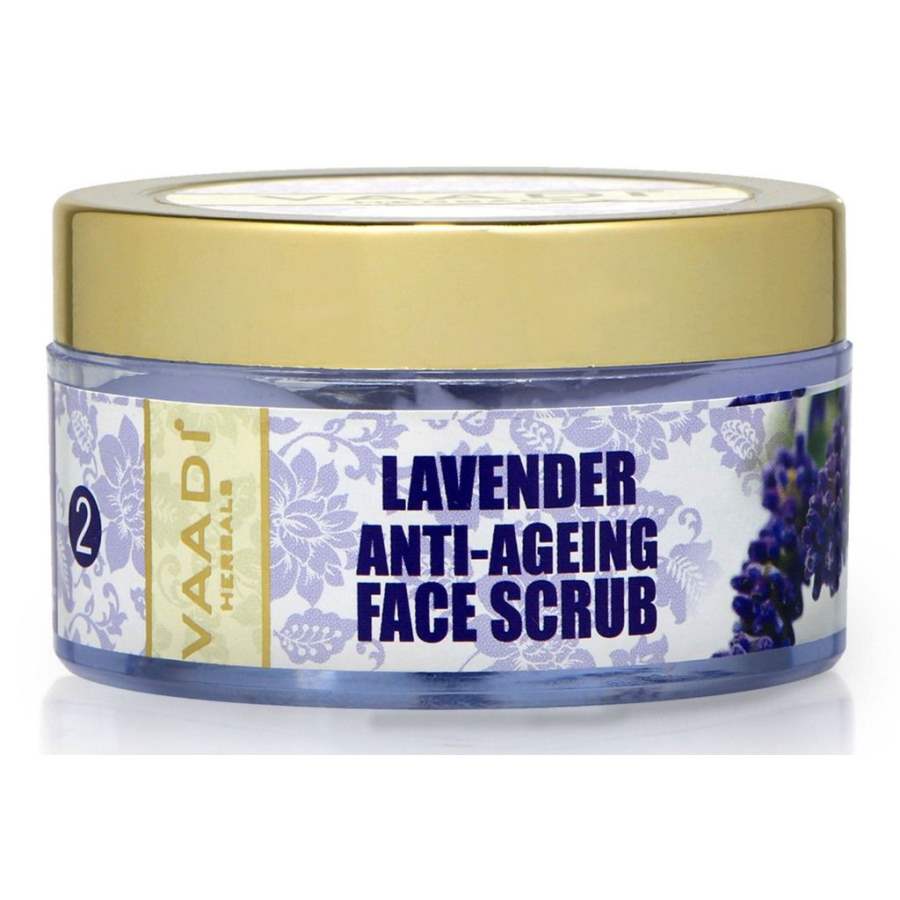Vaadi Herbals Lavender Anti Ageing Face Scrub - 50 GM