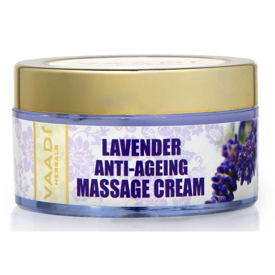 Vaadi Herbals Lavender Anti Ageing Massage Cream - 50 GM