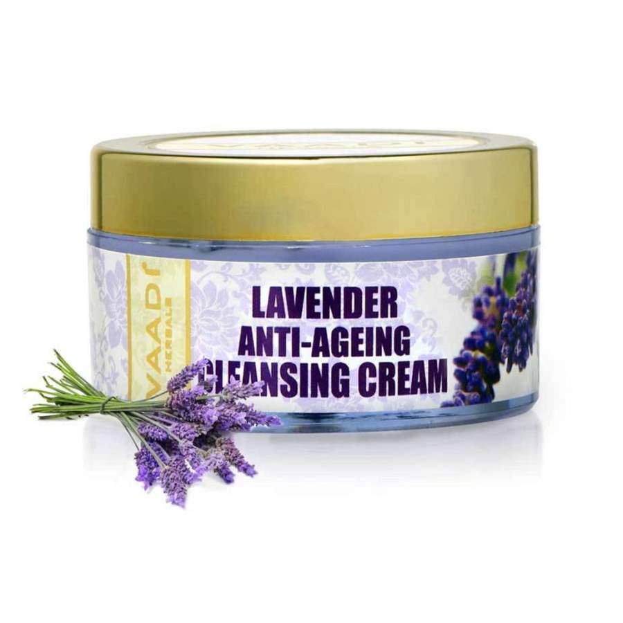 Vaadi Herbals Lavender Anti - Ageing Cleansing Cream - 50 GM