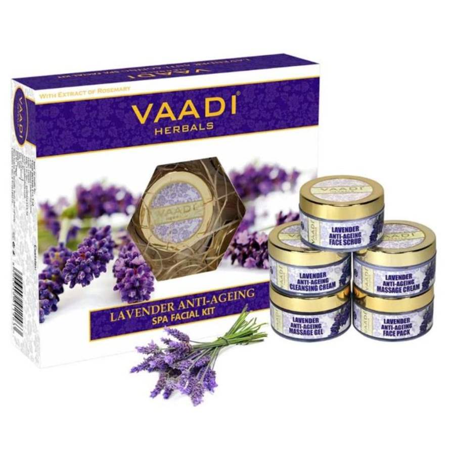 Vaadi Herbals Lavender Anti - Ageing SPA Facial Kit - 270 GM