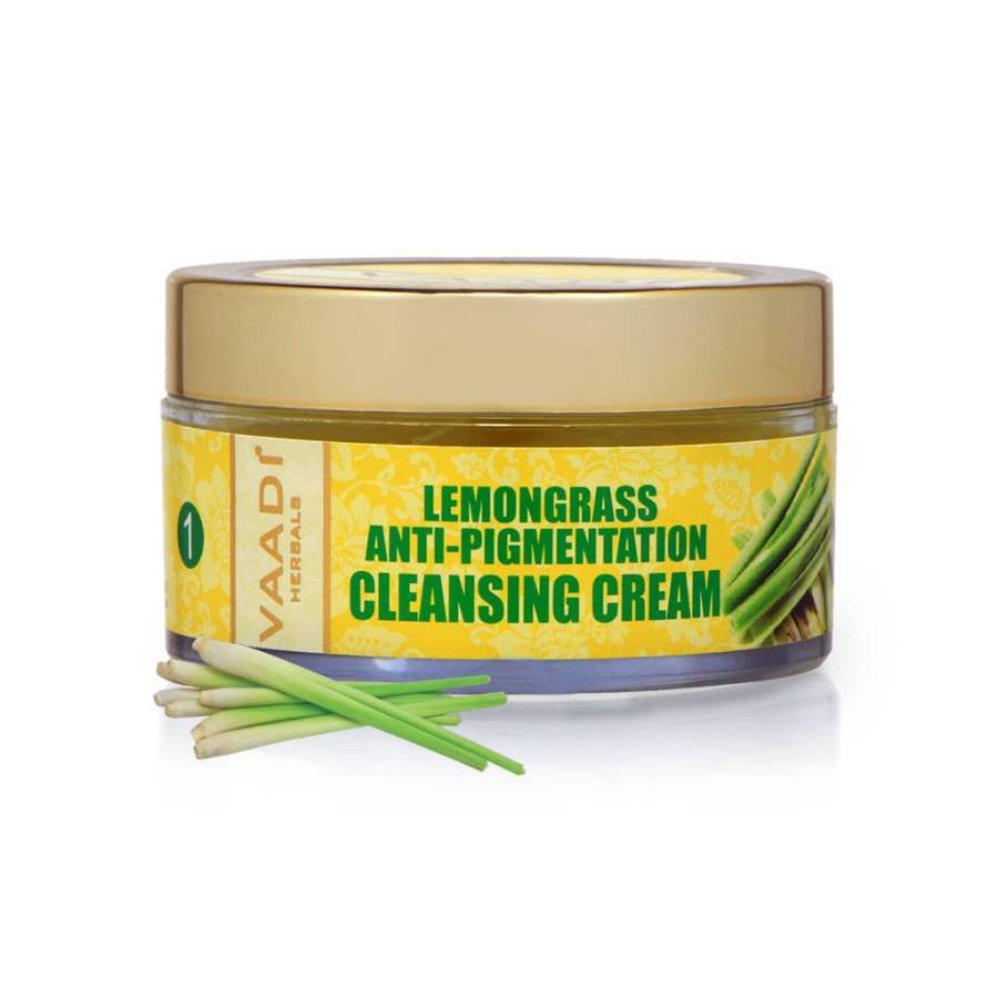 Vaadi Herbals Lemongrass Anti Pigmentation Cleansing Cream - 50 GM